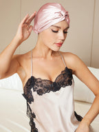 Pure Silk Casual Sleep Cap for Night Comfort - ZuZu