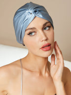 Pure Silk Casual Sleep Cap for Night Comfort - ZuZu