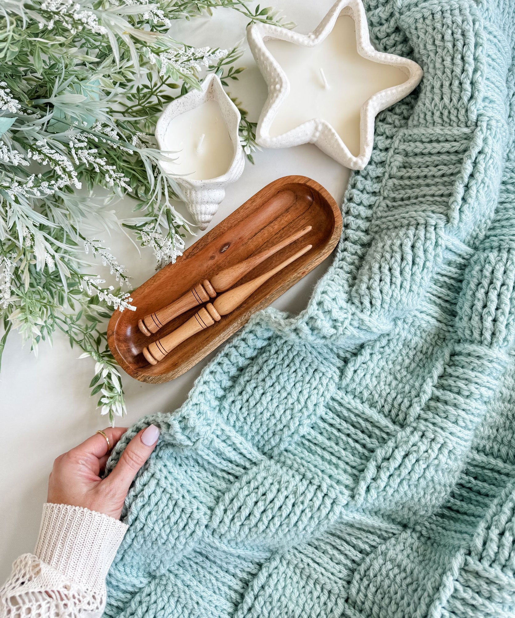 Seabreeze Basket Weave Blankets