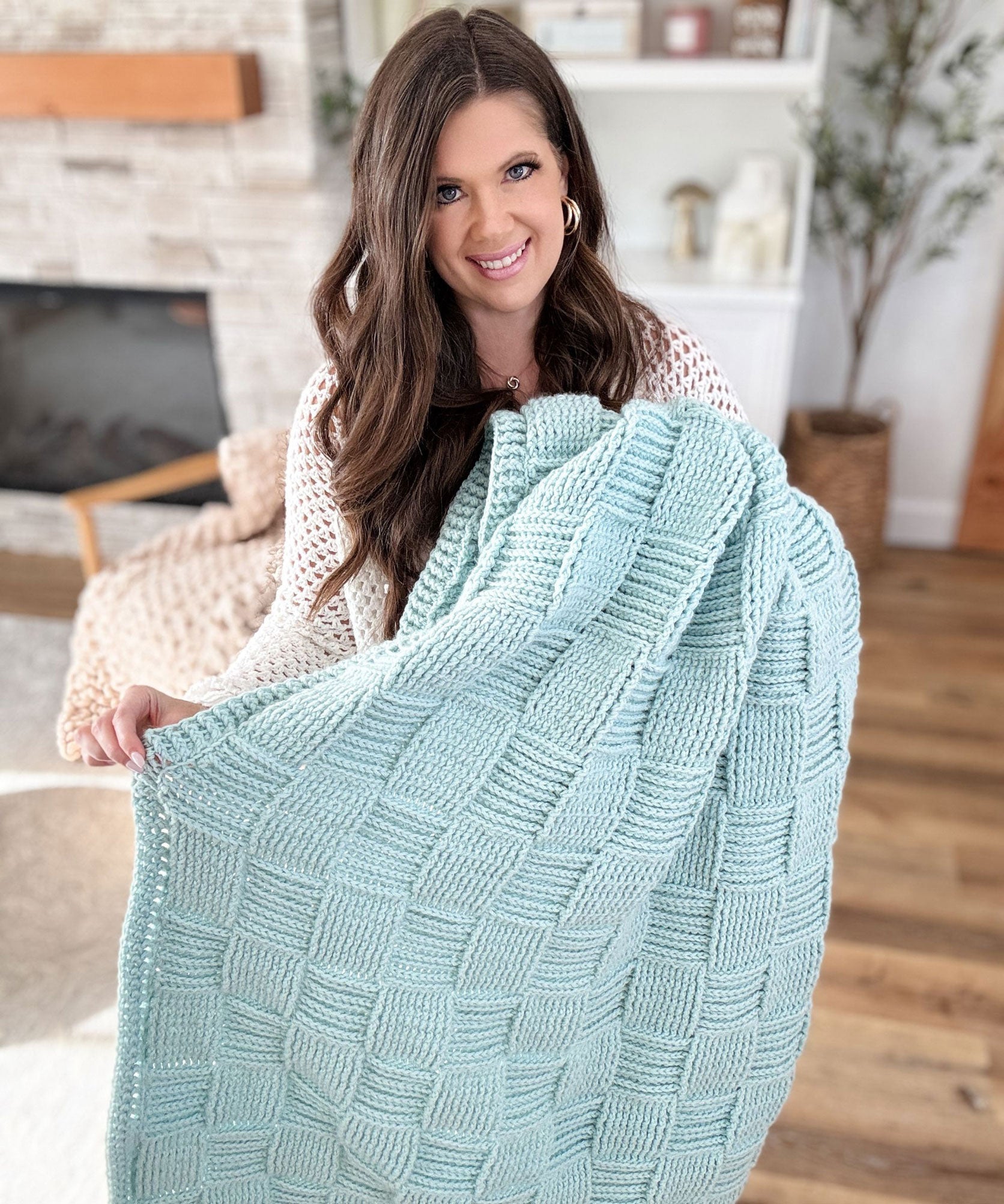 Seabreeze Basket Weave Blankets