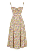 Rose - Tie Front Slit Dress