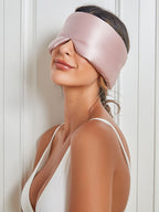 Elegant One-Piece Silk Sleep Eye Mask - ZuZu