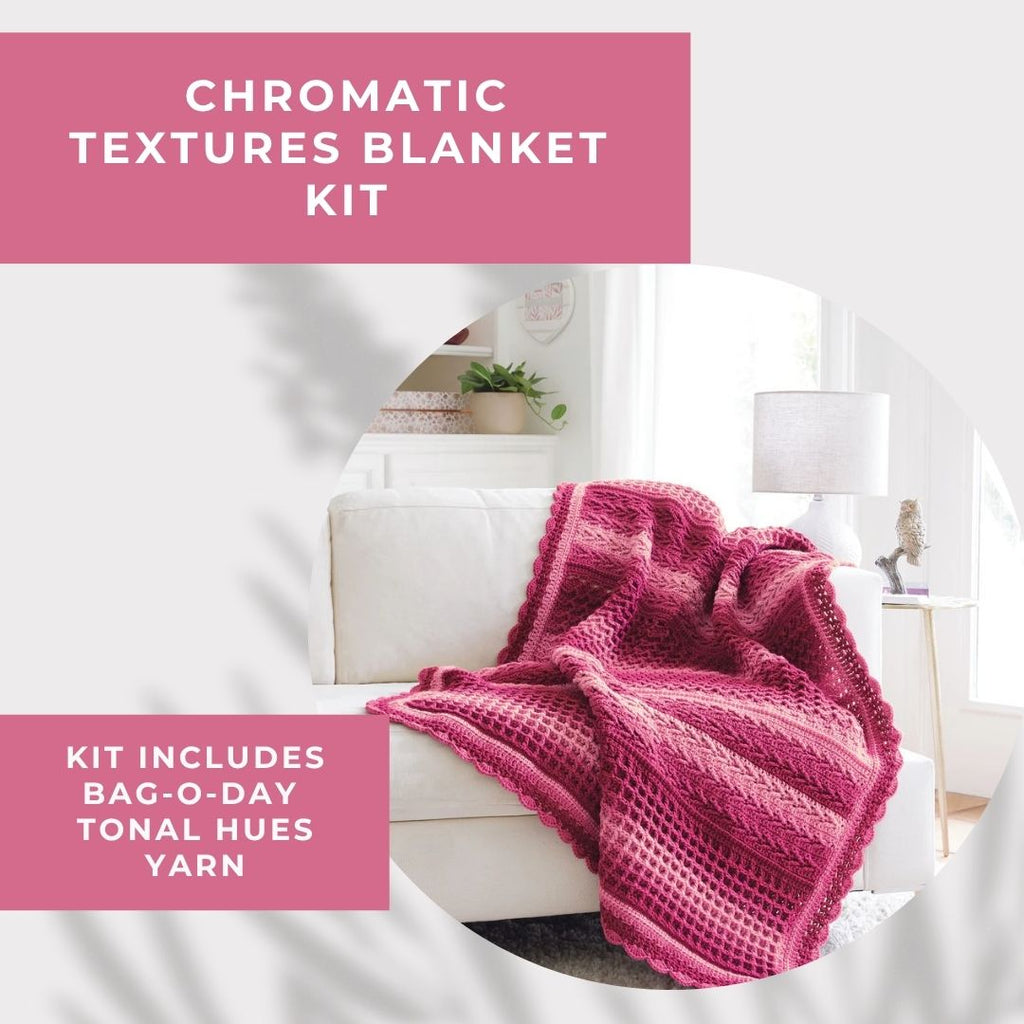 Chromatic Textures Blanket