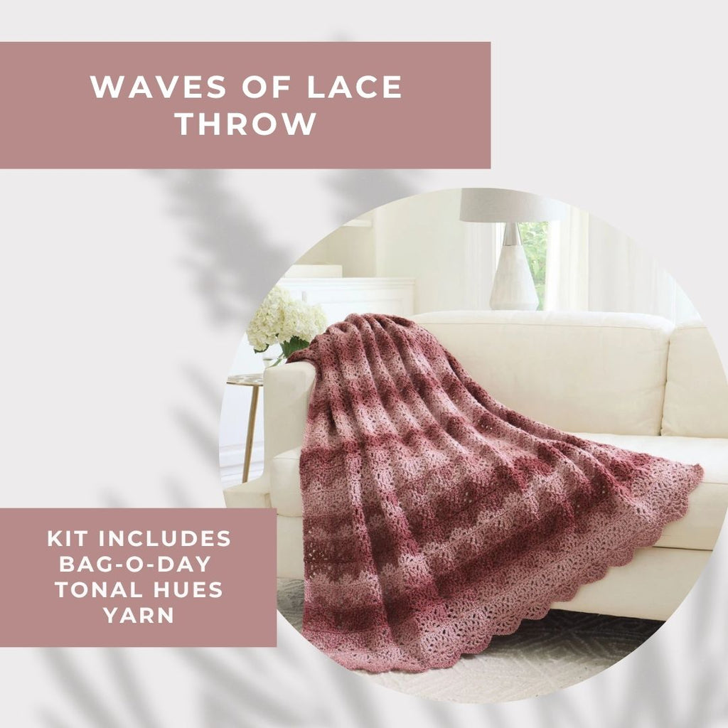 Waves of Lace Afghan