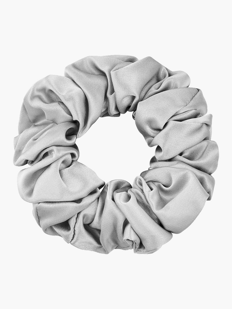 Midnight Silk Hair Scrunchies (3.5 cm) - ZuZu