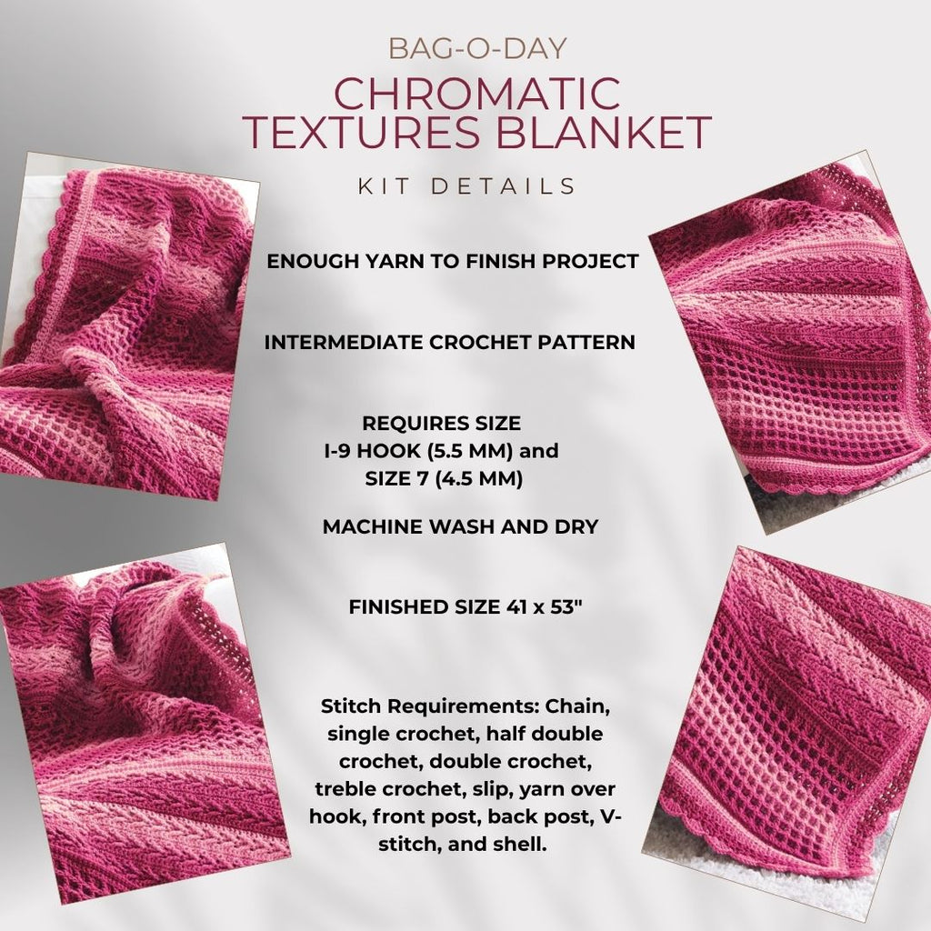 Chromatic Textures Blanket