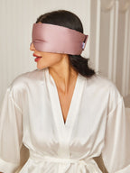 Elegant One-Piece Silk Sleep Eye Mask - ZuZu