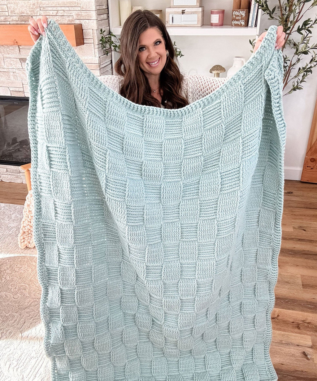Seabreeze Basket Weave Blankets