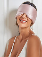 Elegant One-Piece Silk Sleep Eye Mask - ZuZu