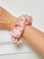 Midnight Silk Hair Scrunchies (3.5 cm) - ZuZu