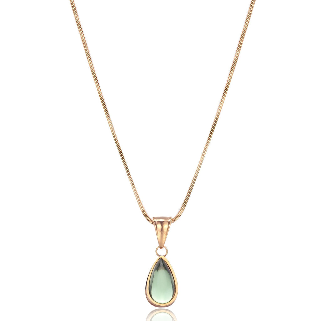 Olive Glow Necklace