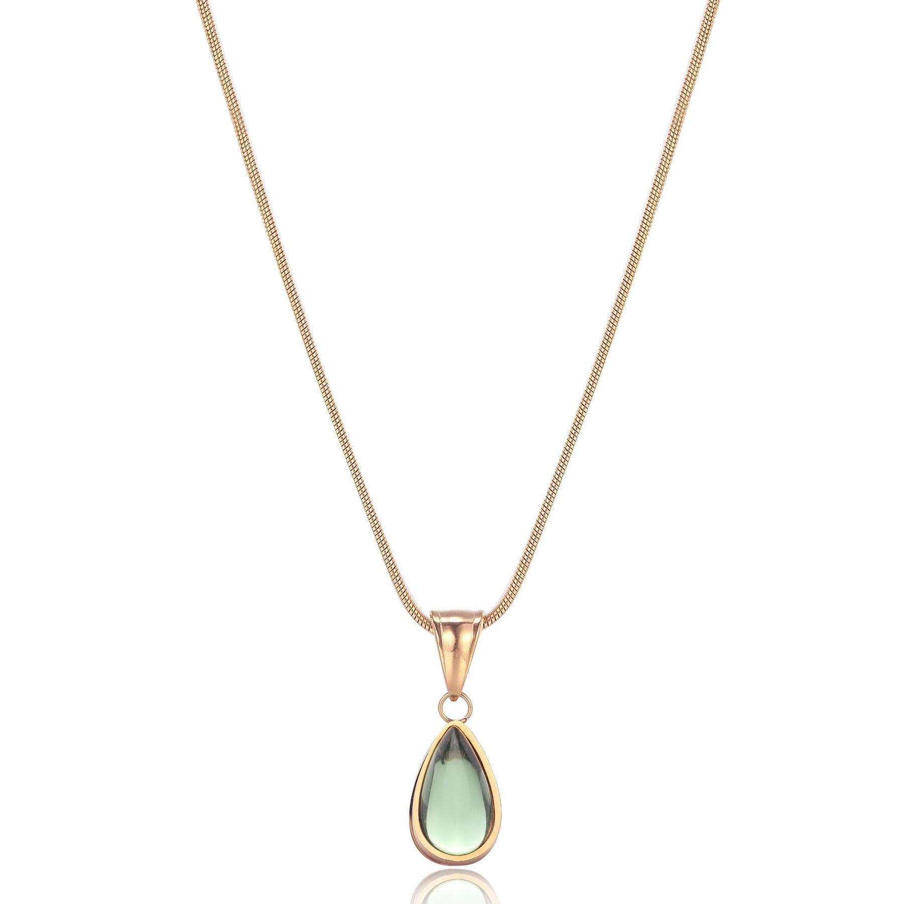Olive Glow Necklace