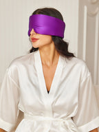 Elegant One-Piece Silk Sleep Eye Mask - ZuZu
