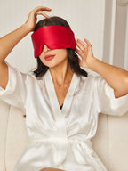 Elegant One-Piece Silk Sleep Eye Mask - ZuZu