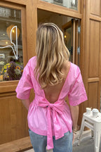 Brooke - Open Back Blouse