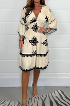 Rosie - V-neck Boho Dress