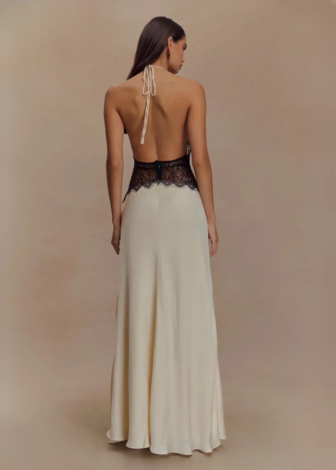 Noiréa Lace And Satin Dress