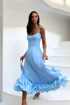 Cynthia - Elegant Ruffle Dress