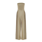 Alicia - Wide Leg Strapless Jumpsuit