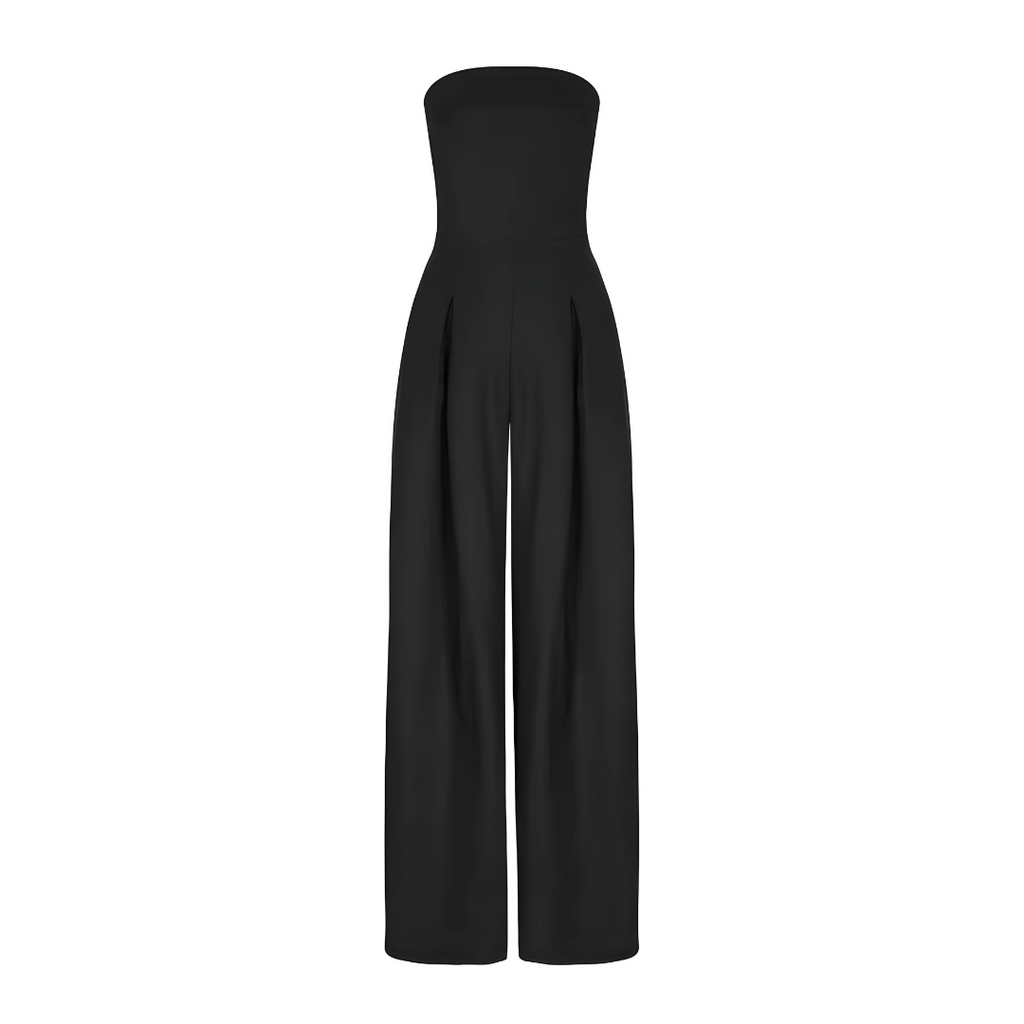 Alyssa - Wide Leg Strapless Jumpsuit