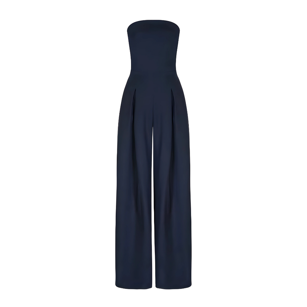 Alyssa - Wide Leg Strapless Jumpsuit