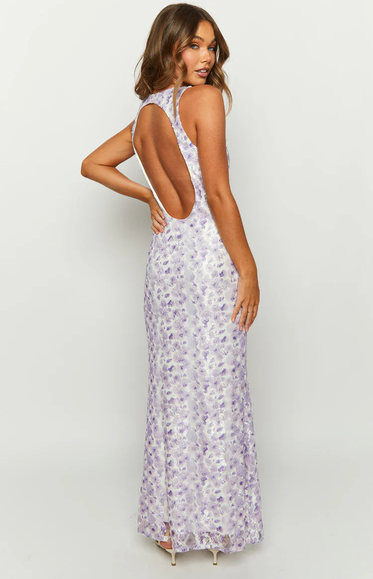 Cindy Lace Maxi Dress