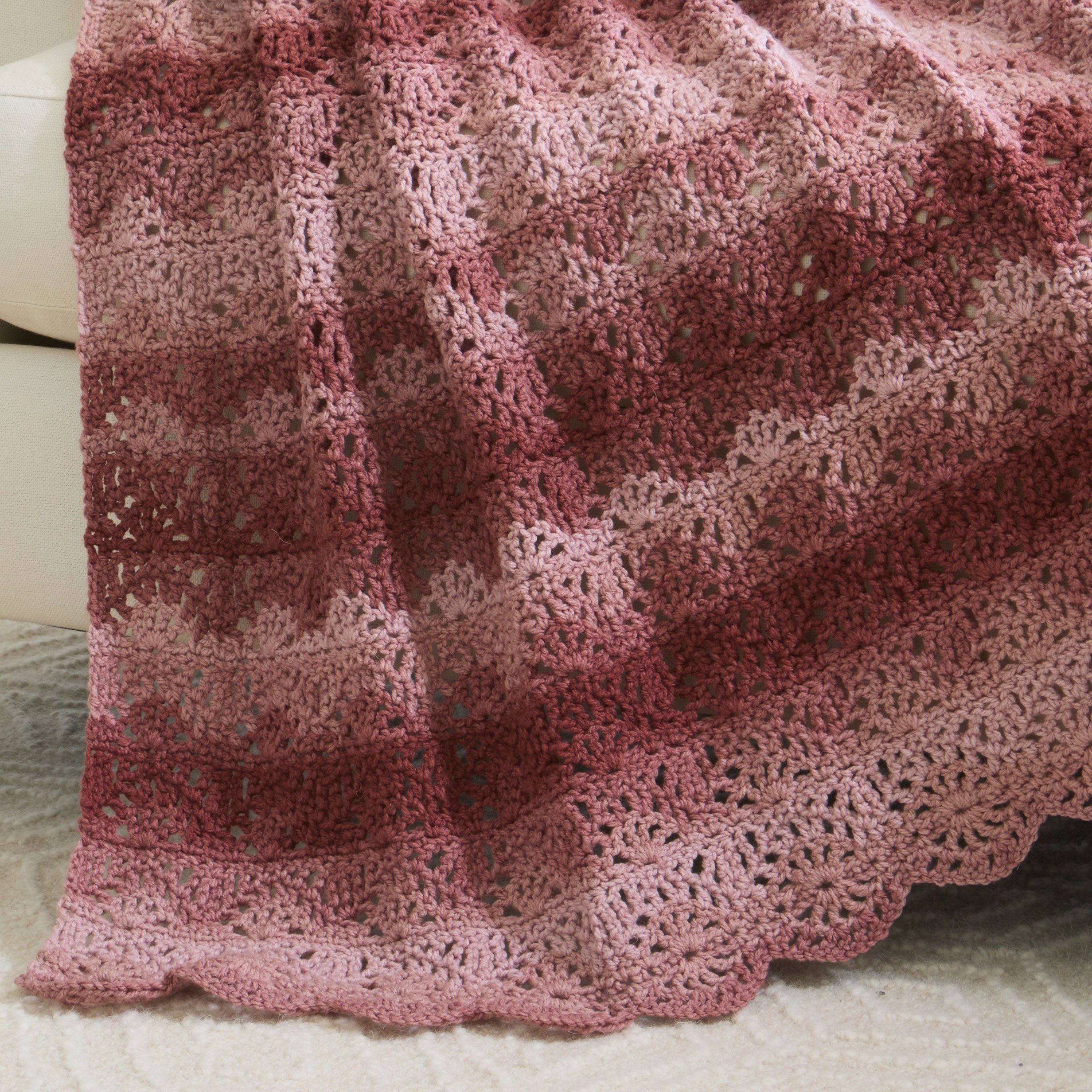 Waves of Lace Afghan
