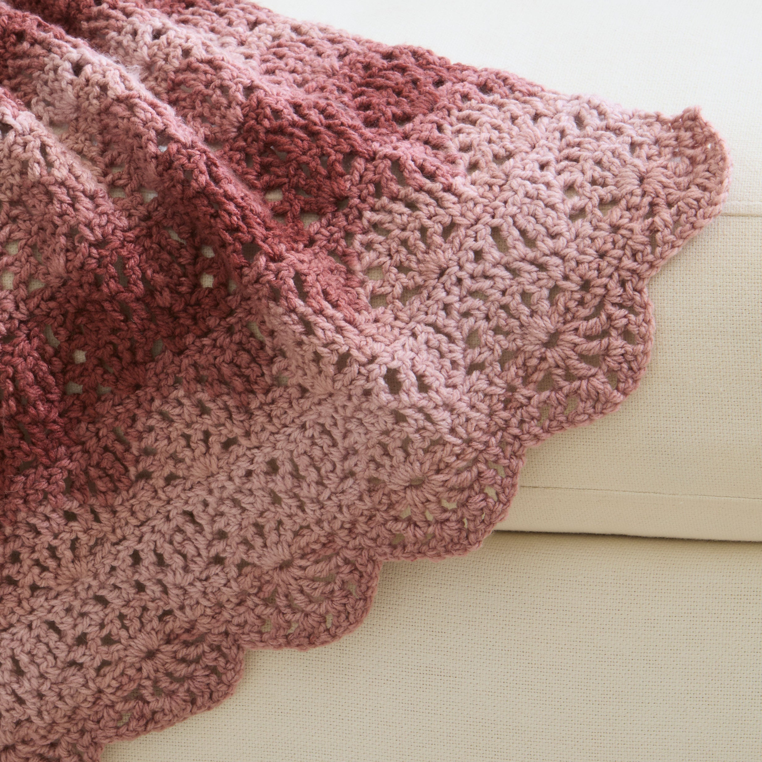 Waves of Lace Afghan