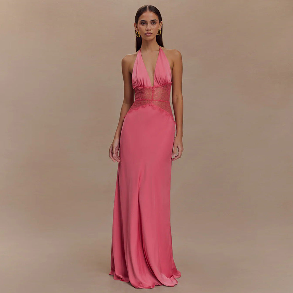 Noiréa Lace And Satin Dress