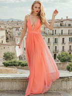 Jacqueline - Plunge Maxi Dress