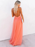 Jacqueline - Plunge Maxi Dress