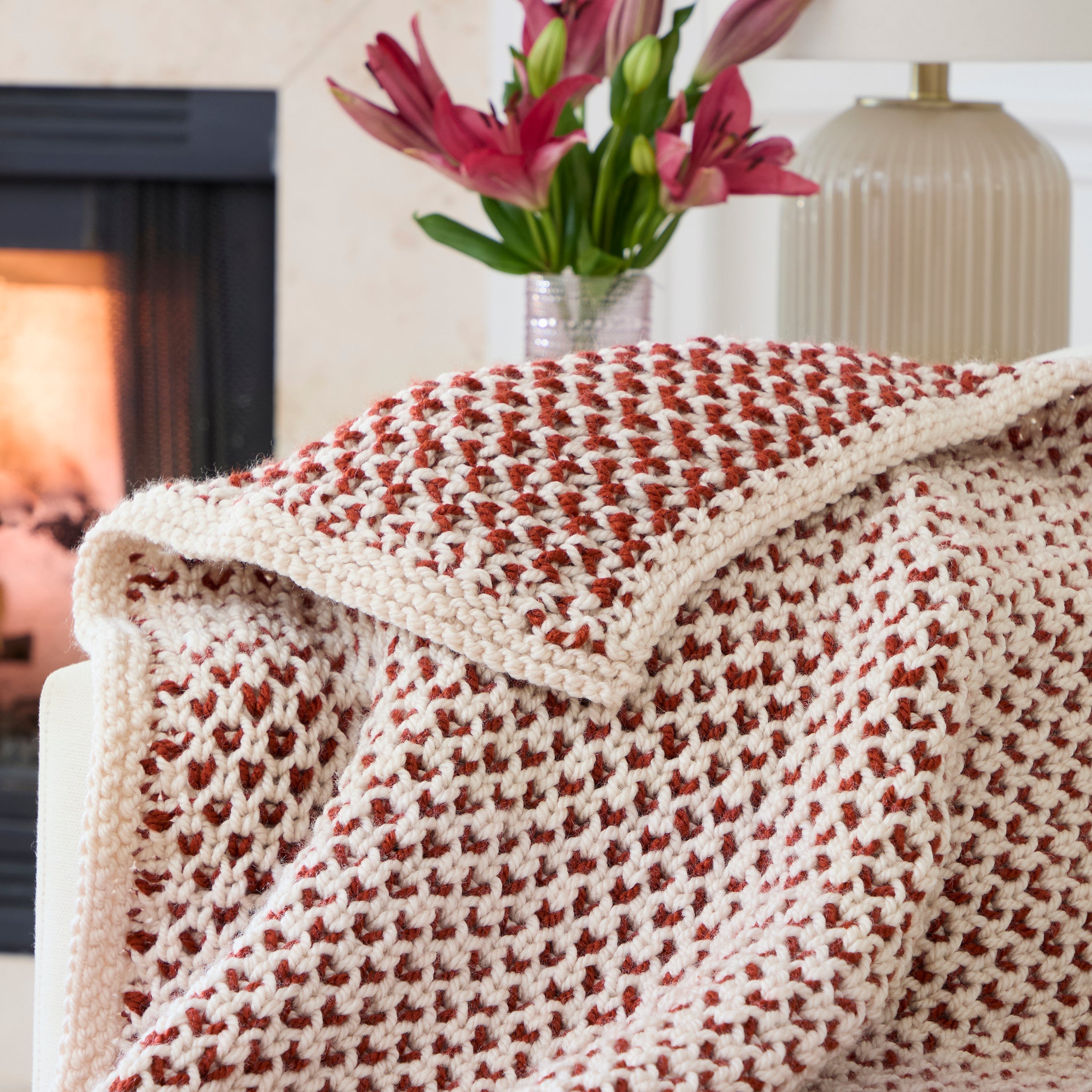 Reversible Dotted Blanket