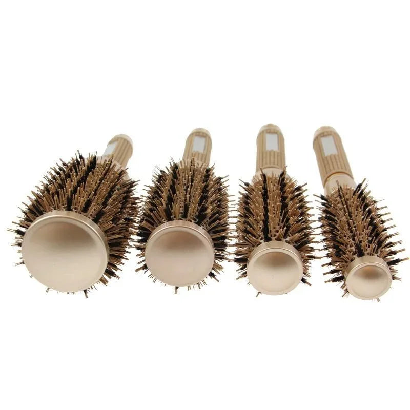 Ionic Boar Bristle Round Hairbrush Set for Salon Quality Styling - ZuZu