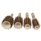 Ionic Boar Bristle Round Hairbrush Set for Salon Quality Styling - ZuZu