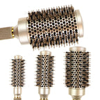 Ionic Boar Bristle Round Hairbrush Set for Salon Quality Styling - ZuZu