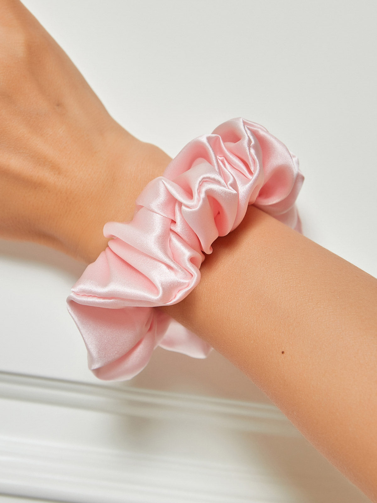 Midnight Silk Hair Scrunchies (3.5 cm) - ZuZu