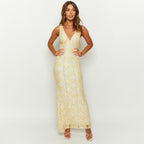 Cindy Lace Maxi Dress