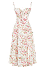 Rose - Tie Front Slit Dress