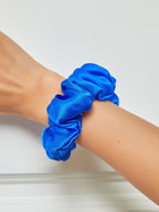 Midnight Silk Hair Scrunchies (3.5 cm) - ZuZu