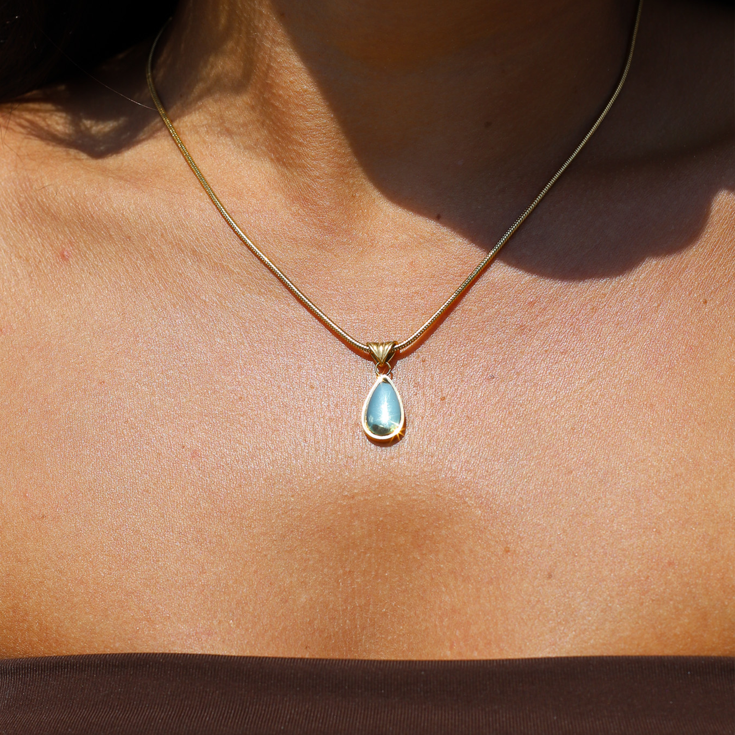 Olive Glow Necklace